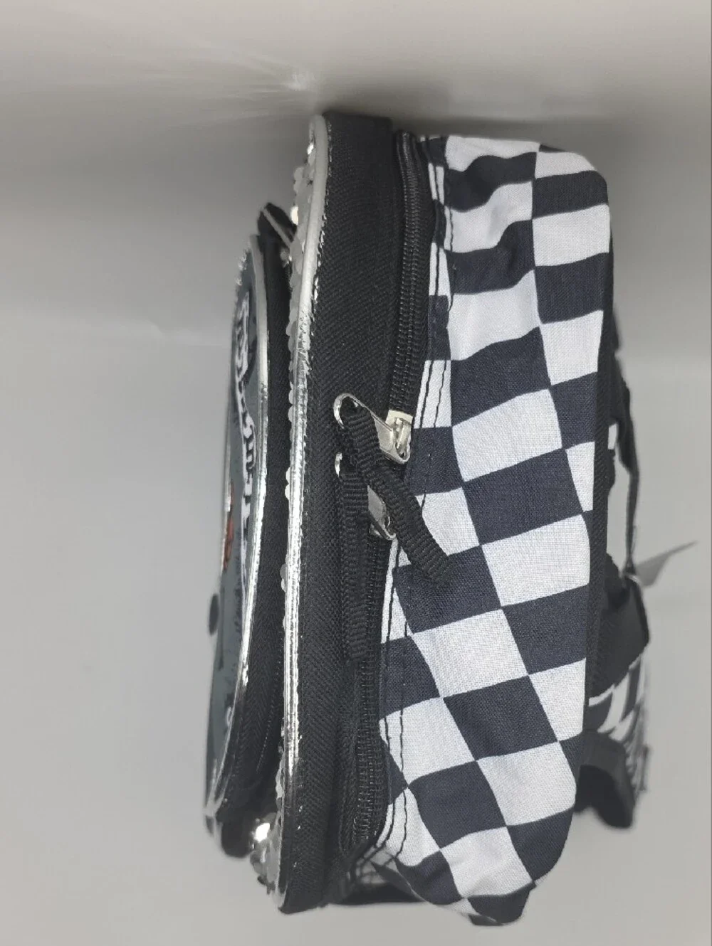 Disney Jack Skellington Sequin Kids Backpack - Black & Silver